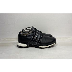 Adidas Tour360 XT Golf Shoes Mens Size 9 Core Black White Sneaker Cleat BB7925